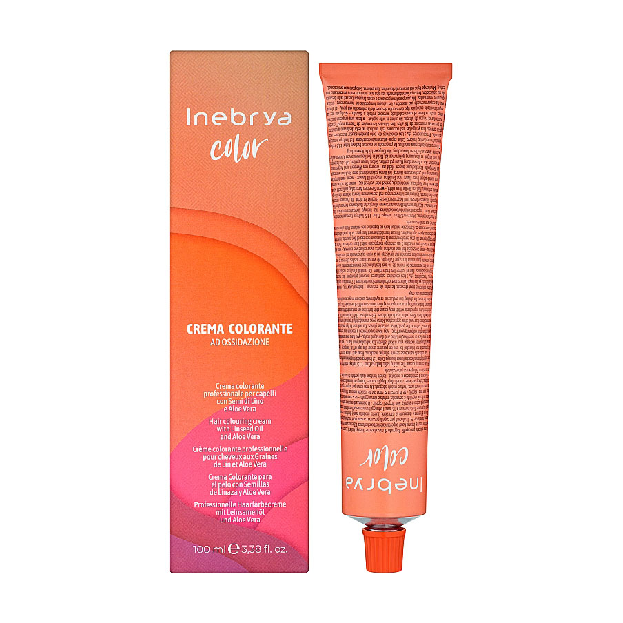 Перманентна крем-фарба для волосся Inebrya Color 8/66F Light Blonde Red Fire, 100 мл